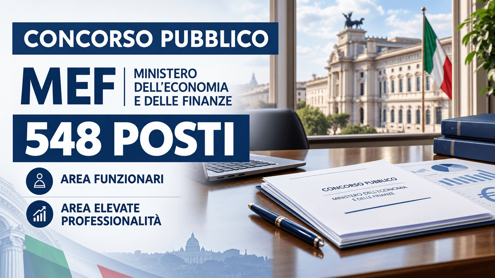 Ministero dell'Economia e Finanze - 548 posti